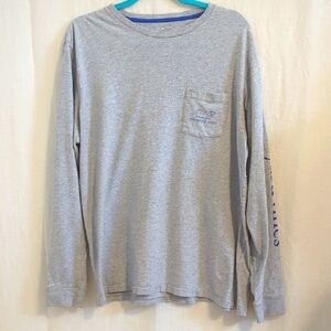 Vineyard Vines Long Sleeve Tee Shirt Large Gray